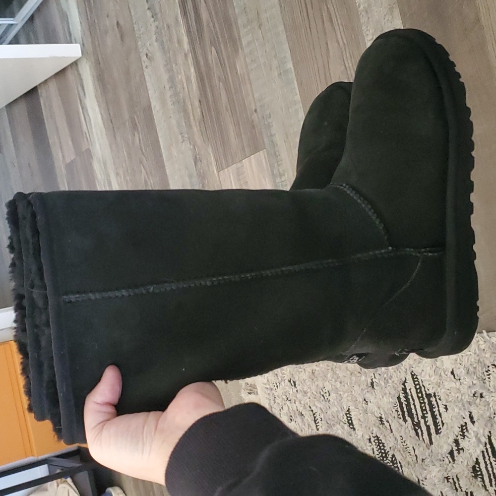 UGG Australia Women's Classic Tall Black Boots - Size 6